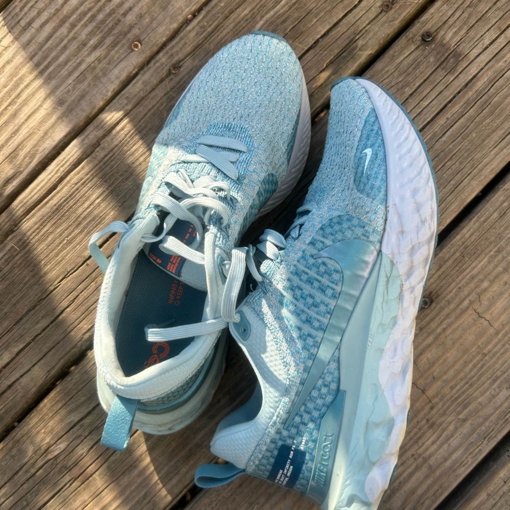 Nike Light Blue Running Shoes